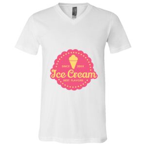 BELLA + CANVAS Unisex Jersey V-Neck Tee Thumbnail