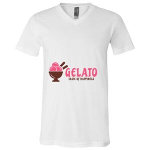 BELLA + CANVAS Unisex Jersey V-Neck Tee Thumbnail