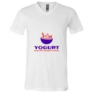 BELLA + CANVAS Unisex Jersey V-Neck Tee Thumbnail