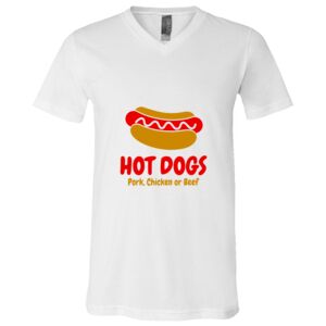 BELLA + CANVAS Unisex Jersey V-Neck Tee Thumbnail