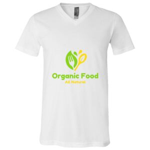 BELLA + CANVAS Unisex Jersey V-Neck Tee Thumbnail