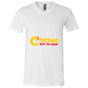 BELLA + CANVAS Unisex Jersey V-Neck Tee Thumbnail