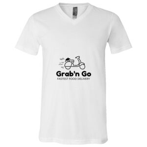 BELLA + CANVAS Unisex Jersey V-Neck Tee Thumbnail