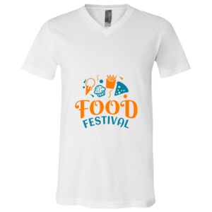 BELLA + CANVAS Unisex Jersey V-Neck Tee Thumbnail