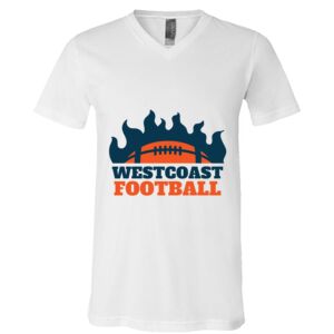 BELLA + CANVAS Unisex Jersey V-Neck Tee Thumbnail