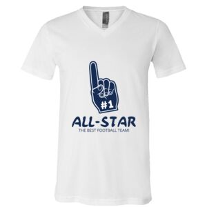 BELLA + CANVAS Unisex Jersey V-Neck Tee Thumbnail