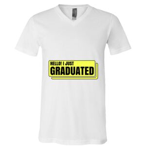 BELLA + CANVAS Unisex Jersey V-Neck Tee Thumbnail