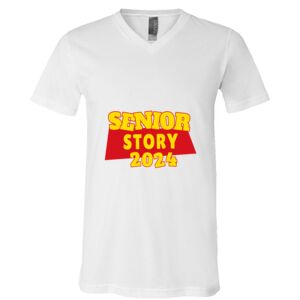 BELLA + CANVAS Unisex Jersey V-Neck Tee Thumbnail