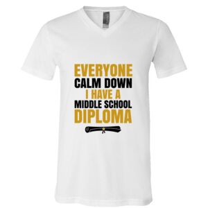 BELLA + CANVAS Unisex Jersey V-Neck Tee Thumbnail