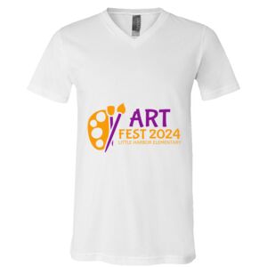 BELLA + CANVAS Unisex Jersey V-Neck Tee Thumbnail