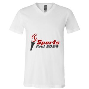 BELLA + CANVAS Unisex Jersey V-Neck Tee Thumbnail