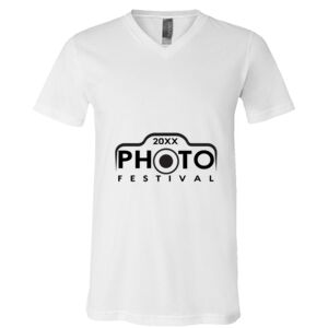 BELLA + CANVAS Unisex Jersey V-Neck Tee Thumbnail