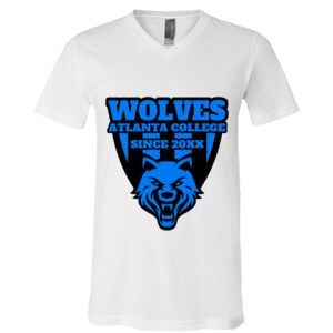 BELLA + CANVAS Unisex Jersey V-Neck Tee Thumbnail