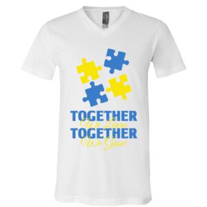 BELLA + CANVAS Unisex Jersey V-Neck Tee Thumbnail