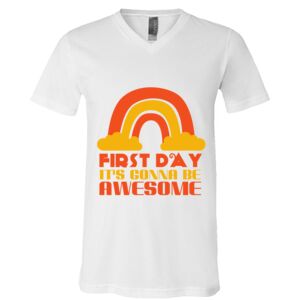 BELLA + CANVAS Unisex Jersey V-Neck Tee Thumbnail