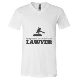 BELLA + CANVAS Unisex Jersey V-Neck Tee Thumbnail