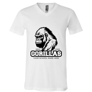 BELLA + CANVAS Unisex Jersey V-Neck Tee Thumbnail