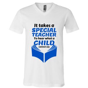 BELLA + CANVAS Unisex Jersey V-Neck Tee Thumbnail