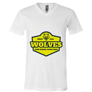 BELLA + CANVAS Unisex Jersey V-Neck Tee Thumbnail