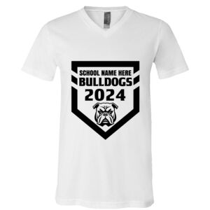 BELLA + CANVAS Unisex Jersey V-Neck Tee Thumbnail