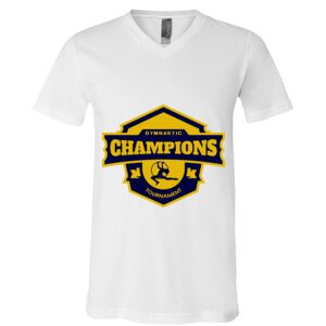 BELLA + CANVAS Unisex Jersey V-Neck Tee Thumbnail