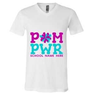 BELLA + CANVAS Unisex Jersey V-Neck Tee Thumbnail