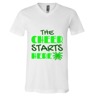 BELLA + CANVAS Unisex Jersey V-Neck Tee Thumbnail