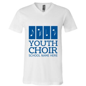 BELLA + CANVAS Unisex Jersey V-Neck Tee Thumbnail