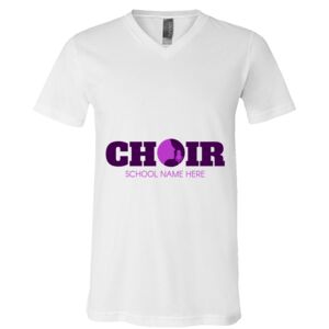 BELLA + CANVAS Unisex Jersey V-Neck Tee Thumbnail