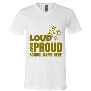 BELLA + CANVAS Unisex Jersey V-Neck Tee Thumbnail