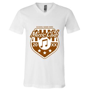 BELLA + CANVAS Unisex Jersey V-Neck Tee Thumbnail