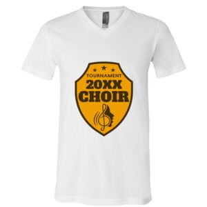 BELLA + CANVAS Unisex Jersey V-Neck Tee Thumbnail