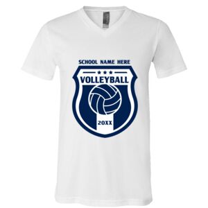 BELLA + CANVAS Unisex Jersey V-Neck Tee Thumbnail