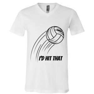 BELLA + CANVAS Unisex Jersey V-Neck Tee Thumbnail