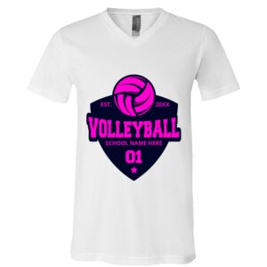 BELLA + CANVAS Unisex Jersey V-Neck Tee Thumbnail