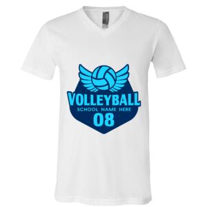 BELLA + CANVAS Unisex Jersey V-Neck Tee Thumbnail