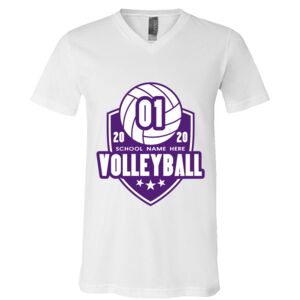 BELLA + CANVAS Unisex Jersey V-Neck Tee Thumbnail