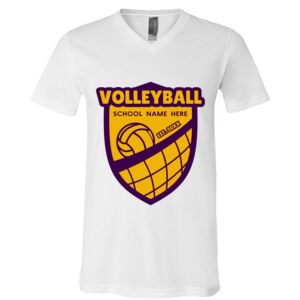 BELLA + CANVAS Unisex Jersey V-Neck Tee Thumbnail