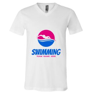 BELLA + CANVAS Unisex Jersey V-Neck Tee Thumbnail