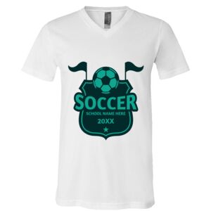 BELLA + CANVAS Unisex Jersey V-Neck Tee Thumbnail