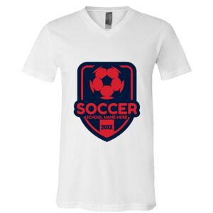 BELLA + CANVAS Unisex Jersey V-Neck Tee Thumbnail