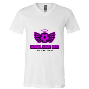 BELLA + CANVAS Unisex Jersey V-Neck Tee Thumbnail