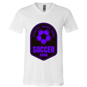 BELLA + CANVAS Unisex Jersey V-Neck Tee Thumbnail