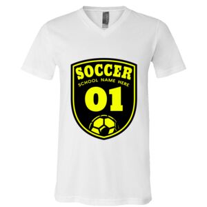 BELLA + CANVAS Unisex Jersey V-Neck Tee Thumbnail