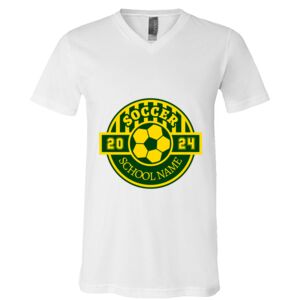 BELLA + CANVAS Unisex Jersey V-Neck Tee Thumbnail