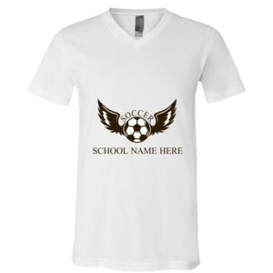 BELLA + CANVAS Unisex Jersey V-Neck Tee Thumbnail