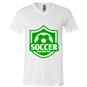 BELLA + CANVAS Unisex Jersey V-Neck Tee Thumbnail