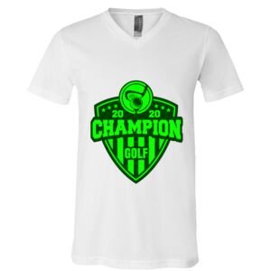 BELLA + CANVAS Unisex Jersey V-Neck Tee Thumbnail