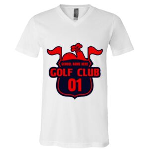 BELLA + CANVAS Unisex Jersey V-Neck Tee Thumbnail