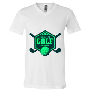 BELLA + CANVAS Unisex Jersey V-Neck Tee Thumbnail